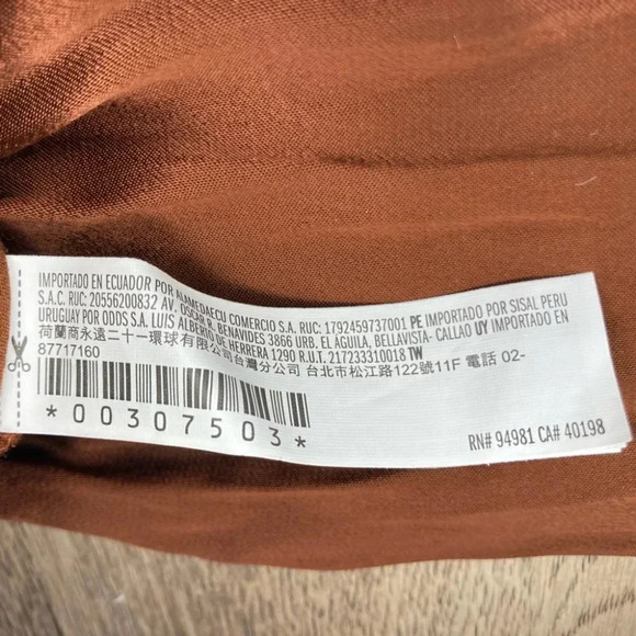 Forever 21 Contemporary Satin Midi Dress | Brown | Size XS - Picture 9 of 9